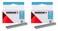 Set of 2 Arrow Fastener 225 5/16" P22 Staples