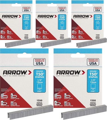 STAPLE 1/2" T-50 1250PK
