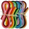 JUYA Multi-color Quilling Strips Set 720 Strips 36 Colors 54cm Length/strip Paper Width 10mm