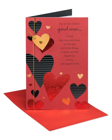 American Greetings Valentines Day Card for Him (A Good Man)