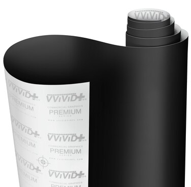VViViD Black Matte Car Wrap Vinyl Roll with Air Release 3MIL-VViViD8 (1.5FT X 5FT)