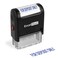 ExcelMark for Deposit ONLY - A1539 Self Inking Rubber Bank Stamp - Blue Ink