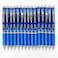 Pentel EnerGel Deluxe RTX Retractable Liquid Gel Pen,0.5mm, Fine Line, Needle Tip, Blue Ink /Blue Body/Value set of 5 (15-Pack)