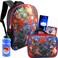 Avengers Backpack and Lunch Box Set - Bundle of Marvel Backpack, Insulated Lunch Bag, Water Bottle, More   Superhero School Supplies for Kids