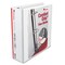 Comfort Grip Deluxe Plus D-Ring View Binder, 3&quot; Capacity, 8-1/2 x 11, White, Sold as 2 Each