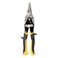 HURRICANE 10 Inch Aviation Tin Snips, Heavy Duty Metal Cutter Shears for Cutting Sheet Metal, Straight Cut, Chrome Vanadium Steel