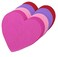 Foam Hearts for Crafts 6" Foam Shapes for Crafts Foam Paper for Crafts Heart Shaped Paper for Valentine Crafts Valentines Day Crafts Heart Cardstock Valentine Day Decoration Valentine Heart (24 Pcs)