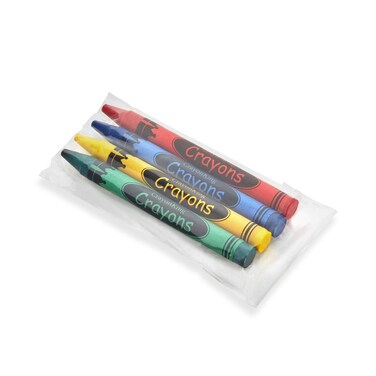 CrayonKing 250 Sets of 4-Packs in Cello (1000 total bulk Crayons) Restaurants, Party Favors, Birthdays, School Teachers &amp; Kids Coloring Non-Toxic Crayons