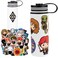 Harry Potter Vinyl Stickers &amp; Water Bottle Set Kit - 50 Piece Waterproof Sticker Decals &amp; Stainless Steel Insulated Bottle - Officially Licensed - Book &amp; Movie Gift for Kids, Girls, Boys, Teens