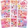 550PCS Valentines Day Stickers, 40 Sheet Heart Stickers Valentines Crafts, Make Your Own Sticker Valentines Gifts for Kids Classroom, Cards, Goodie Bags, Valentines Party Favors Love Sticker for Kids