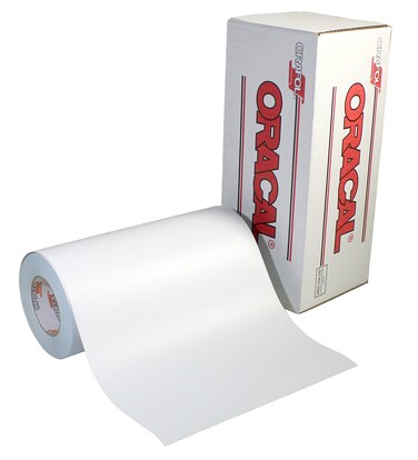 ORACAL 651 Permanent Matte Vinyl (12"x6FT Matte, White) (Original Version)