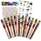 DC Comics Batman Ballpoint Pens Party Favors Set for Kids, Adults - 12 Superhero Pens for Batman Birthday Party Goodie Bag Fillers, Office Supplies, and School Supplies with Stickers