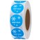 Hybsk 1 inch Keep Cold Freezer Stickers with Snow Total 1,000 Labels Per Roll