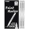 FLYMAX White Paint Pen, 6 Pack 0.7mm Acrylic White Permanent Marker White Paint Pens for Wood Rock Plastic Leather Glass Stone Metal Canvas Ceramic Marker Extra Very Fine Point Opaque Ink
