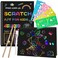 Smasiagon Scratch Paper Art Set for Kids: 2 Pack Scratch Off Arts Crafts Valentine's Day Gifts for Kids Ages 3-12 Girls Boys Birthday Christmas Party Favor Games Easter Basket Stuffers DIY Activity