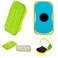 2 Packs Chalkboard Eraser - Washable Reusable Microfiber Eraser Cleaning Chalk/Markers/Duster Tool in Home Classroom Office Attached 2 Pcs Microfiber Cloth WP03
