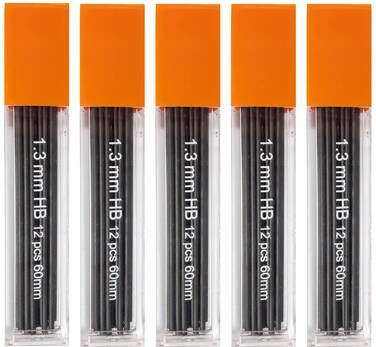 Mechanical Pencil Lead Refills - QTS (HB 1.3 mm)
