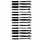 Pentel EnerGel RTX Deluxe Retractable Liquid Gel Pen, Fine .7mm Metal Tip, Black Ink, Silver Barrel (Bulk Lot of 15) (BL77-A)
