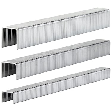 SITLDY Heavy Duty T50 Staples 1300-Count 3 Sizes Includes: 5/16"-500, 3/8"-500, 1/2"-300, Galvanized Assorted Size Project Pack