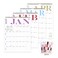BORN FAIR 2025 Calendar, Calendar 2025-2026, 18 Months Wall Calendar January 2025 to June 2026 Calendar with Julian Dates, 14 X 11" (simplicity)
