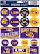 WinCraft NCAA Louisiana State University LSU Tigers 5" x 7" Variety Sticker Sheet