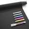 Nicpro Chalkboard Contact Paper Roll, 17.7&quot; X 78.7&quot; (6.5 Feet) Self Adhesive Vinyl Paper Blackboard Wallpaper, Chalk Paper Wall Decal Sticker with 1 Marker &amp; 5 Chalk for Home Office School Kitchen