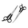 Chibuy Pet Grooming Scissors Set Ball Tip Eye Cut Scissors and Curved Shears, Professional Home Pets grooming Tools Kit for Dogs and Cats