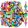 Muiyaneq 100 Pcs Cute Pencil Topper Decoation,Mixed Different Style Lovely Pencil Clips,Bulk Pen Toppers Charm Accessories for Kids,Classroom Rewards Prizes Gift for Students