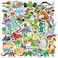 100PCS Dinosaur Stickers, Cute Waterproof Cartoon Stickers for Kids, for Stationery, Luggage, Teaching Rewards