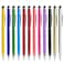 innhom 12 Pack Stylus Pens for Touch Screens Stylus Pen for ipad Compatible with iPad iPhone Tablets Samsung Kindle and Black Ink Ballpoint Pens-2 in 1 Stylists Pens