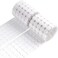 WXBOOM Self Adhesive Dots 1400pcs (700 Pairs) 0.79" Diameter White Hook &amp; Loop Dots Sticky Back 20mm for School Classroom Office Home