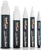 CHALKY CROWN 5pc White Chalk Markers - Non-Toxic Liquid Chalkboard Markers, White Liquid Chalk Marker for Windows, Glass - 1, 3, 6, 10, 15mm Tips