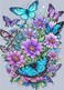FOXKISS Butterfly Diamond Art Painting Kits for Adults, Full Drill Diamond Dots Paintings for Beginners, Round 5D Paint with Diamonds Pictures Gem Art Painting Kits DIY Crafts Kits 12x16inch