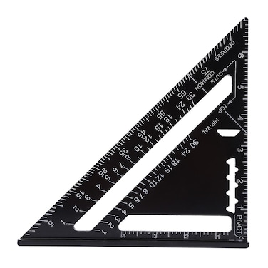 Triangle Ruler Unit Buy Triangle Ruler 7 Inch Metric/Imperial System Aluminum Alloy Black ...