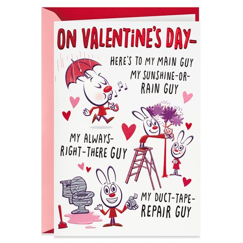 Hallmark Funny Valentine&#39;s Day Card for Husband (Great Guy Poem)