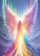 BYGFHLYW Rainbow Angel 5D Diamond Painting Kits for Adults Beginners,DIY Diamond Art Kit Full Round Drill,Paint by Diamonds Dot Gem Arts and Crafts Crystal Sets,Home Wall Decor 11.8x15.7inch
