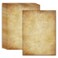Stationery Writing Paper, 60 Sheets, 8.5" x 11", Vintage Thicker Double Sided Printing Paper, Antique Looking Letterhead Paper for Certificate, Invitation, Resume, Award, Diploma, Craft (A)