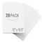 20 Pack White Foam Board 12&quot; x 16.5&quot;, 3/16&quot; Thickness Foam Core Baking Board for Projects, A3 Polystyrene Mat Board Poster Foam Board Sheets for Art Crafts, Presentation, Wedding, School Projects
