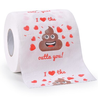 Valentines Day Gifts for Him Her, Romantic Novelty Gifts Toilet Paper, Funny Gag Gifts for Adults Men Women Boyfriend Girlfriend, Valentines Day Decor/Decorations for Party Supplies Valentine's Day
