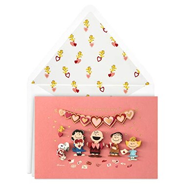 Hallmark Signature Peanuts Valentines Day Card (Handmade Valentines) (699VFE1134)