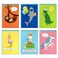 Hallmark Birthday Cards for Kids Assortment, 48 Cards with Envelopes (Dinosaurs, Sloths, Unicorns, Flamingos, Turtles, Sharks)