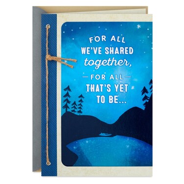 Hallmark Romantic Valentine's Day Card (You Mean the World to Me) for Anniversary, Love, Romantic Birthday, Sweetest Day