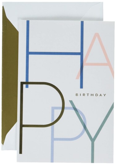 Hallmark Signature Birthday Card (Big Birthday Wishes)