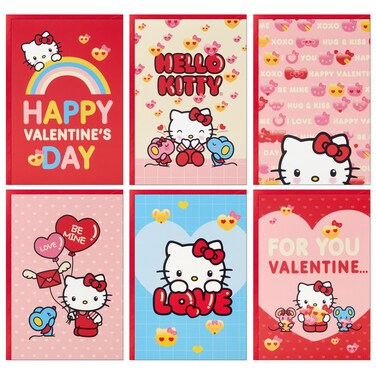 Hallmark Sanrio Hello Kitty Valentines Day Cards for Kids School (36 Classroom Valentines with Envelopes)