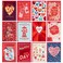Hallmark Valentine's Day Card Assortment Pack for Adults, Friends, Galentines (12 Unique Designs with Envelopes)