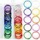Keychains or Key Rings, 1 1/5" Loose Leaf Binder Rings for Key Chains, Open Card Rings, Clip Rings for Book Rings, School, Home or Office (50Pack)