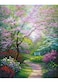 Eiazuiks Diamond Painting Kits for Adults, Landscape 5D DIY Diamond Art Kits Full Drill Diamond Dots for Gift Wall Decor and Relaxation Gem Arts 12x16 inch