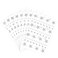 8 Sheet 632 Pieces Foil Star Stickers Reward Star Stickers Labels, Christmas Star Stickers Assorted Size Glitter Star Stickers for Home, Bar, DIY and Office (Silver)