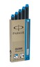 Parker Quink Washable Ink Cartridges, Blue Ink, 6 X 5/Pack