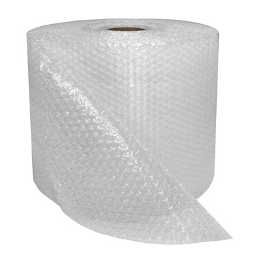 uBoxes Bubble Roll 12" Wide x 24 ft Small Wrap 3/16" Perf Every 12